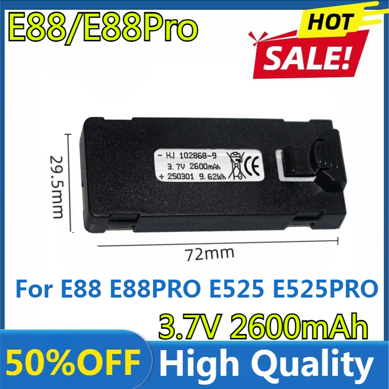 Drone Battery Balance Charger - E88 Batterij 3.7V 2600mAh Voor E88