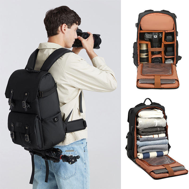 Drone Battery Bag - Waterdichte DSLR-camerarugzak voor buiten, multifunctionele 17-inch