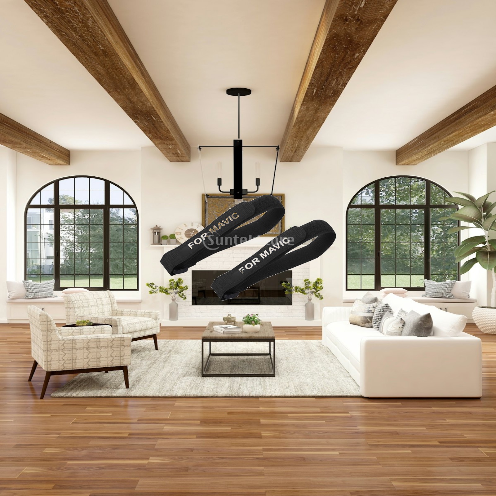 Drone Battery Strap - Zwarte propeller vaste houderclip nylon beschermkap