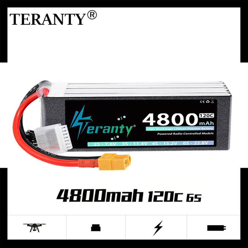 TERANTY 6S 4800mAh Lipo Batter - Drone Battery Connector recensie en prijs