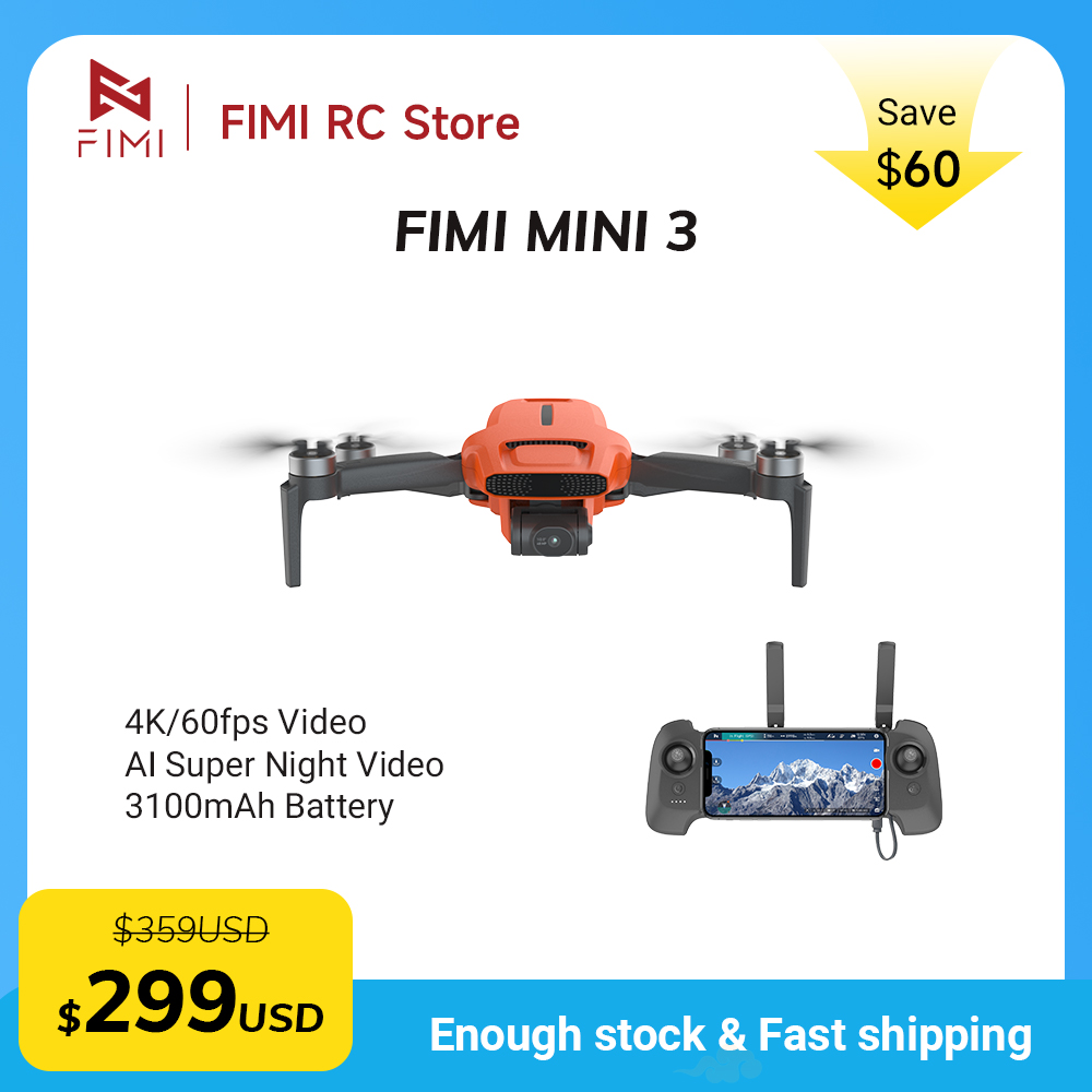 FIMI MINI 3 Camera Drone 4K 60 - Drone Battery Li-Ion recensie en prijs